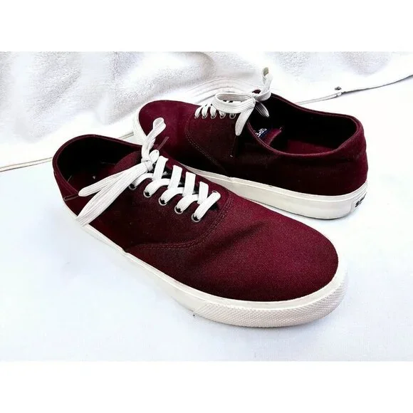 Sperry Top Sider Size 8.5M Women's Burgundy Low Lace Fashion Sneakers #STS81696 - Picture 8 of 12